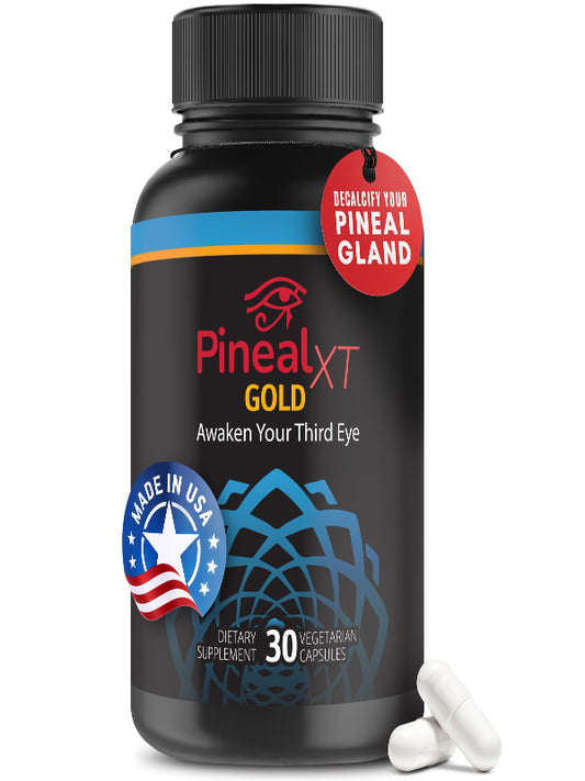 Pineal XT Gold - Pineal Gland Supplement - Third Eye Awakening - Focus and Memory Supplement for Brain - 7 Powerful Ingredients Decalcify, Detox, and Activate Your Pineal Gland Nirvana Guru