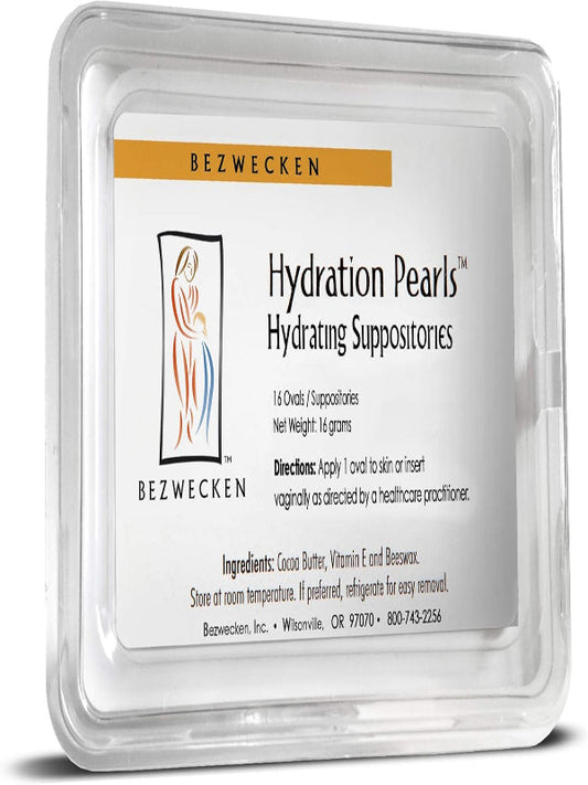 Bezwecken – Hydration Pearls Oval Suppositories – 16 Oval Suppositories – Professionally Formulated for Immediate Vaginal Lubrication – Safe & Natural Nirvana Guru