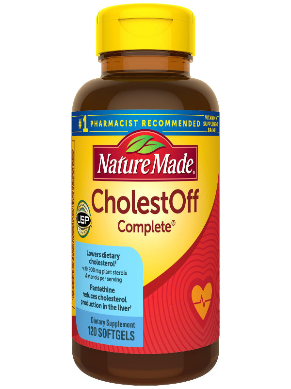 Nature Made CholestOff Complete, 120 Softgels, 20 Day Supply - Nirvana Guru