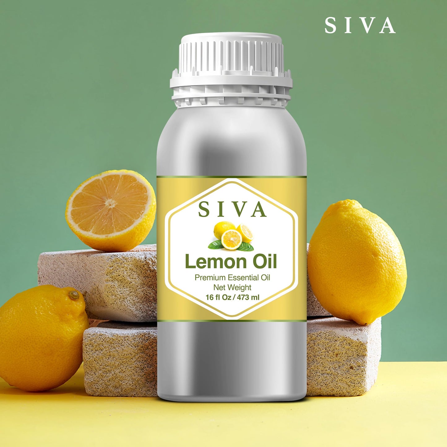 SIVA Lavender Essential Oil - 4 Fl Oz – Natural Lavender Oil - for Diffuser, Face, Skin Care, Aromatherapy, Hair Care, Scalp and Body Massage - with Dropper - Nirvana Guru