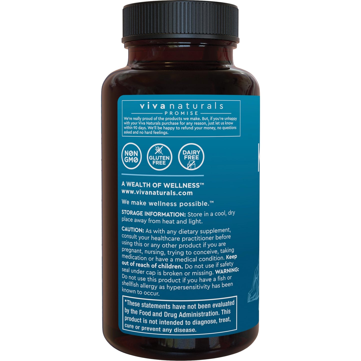 Viva Naturals Antarctic Krill Oil Omega 3 Supplements 1250 mg - DHA EPA Omega-3 & Astaxanthin Concentration for Joint Health, No Fish Burp - 60 Omega 3 Krill Oil Capsules - Nirvana Guru