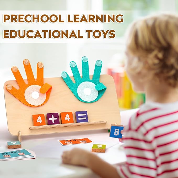 Preschool Learning Toys for Toddlers 2-4, Educational Math manipulatives Number Counting Blocks for Kids, Montessori Toys for 3-5 Year Old Boys Girls Birthday Gifts nirvanaguru