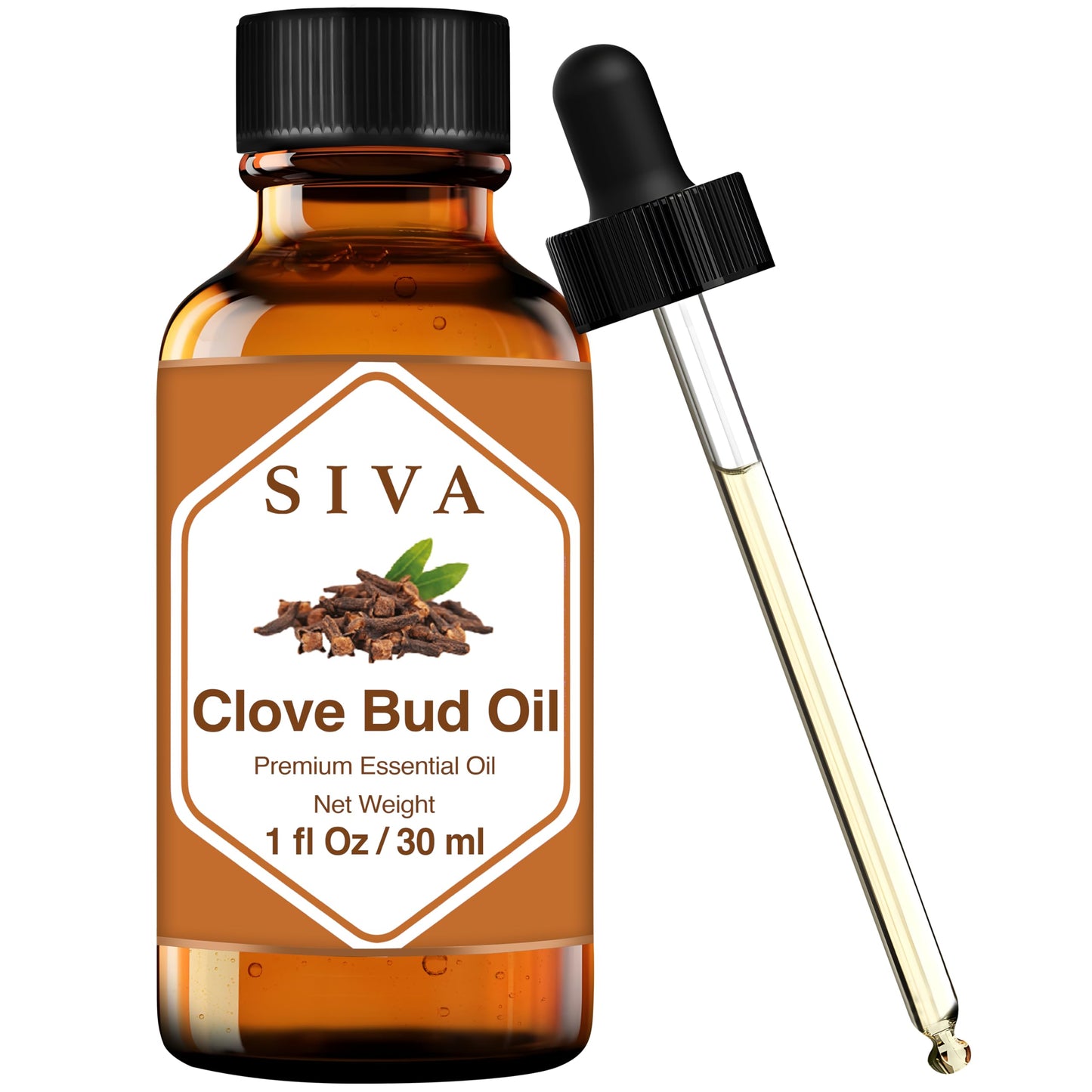 SIVA Lavender Essential Oil - 4 Fl Oz – Natural Lavender Oil - for Diffuser, Face, Skin Care, Aromatherapy, Hair Care, Scalp and Body Massage - with Dropper - Nirvana Guru