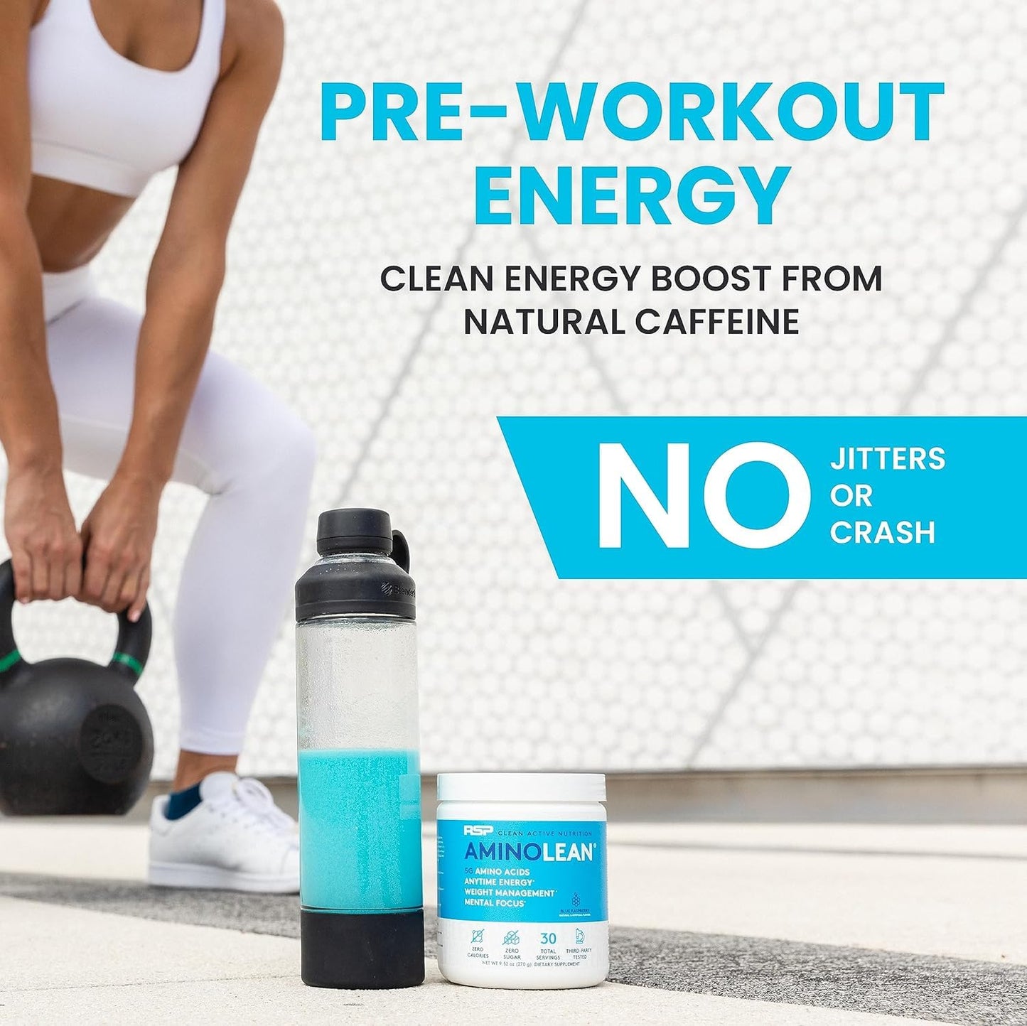 RSP NUTRITION AminoLean Pre Workout Powder, Amino Energy & Weight Management with Vegan BCAA Amino Acids, Natural Caffeine, Preworkout Boost for Men & Women, 30 Serv, Pink Lemonade… Nirvana Guru