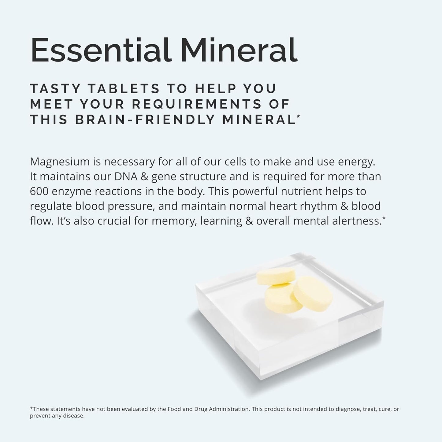 BRAINMD Dr Amen Magnesium Chewables, Citrus - 60 Chewable Tablets - Essential Mineral for Optimal Cell Function - Supports Memory & Focus - Gluten Free - 60 Servings Nirvana Guru