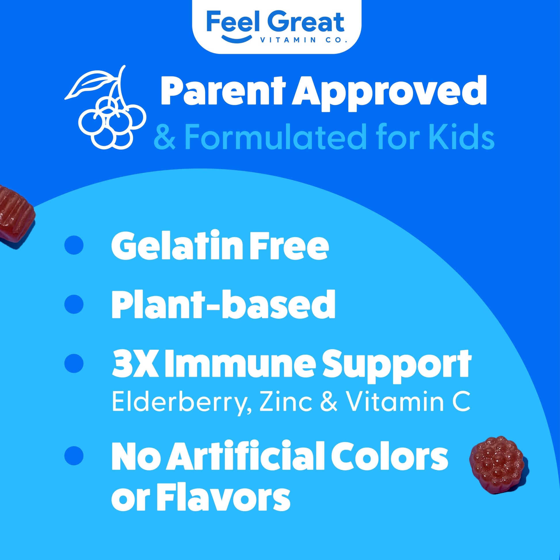 Feel Great Vitamin Co. Complete DHA Gummies for Kids | with Omega 3 6 9 + DHA, Vitamin C | Supports Healthy Brain Function, Vision & Heart Health | Gluten Free, Vegetarian | 60 Gummies Nirvana Guru