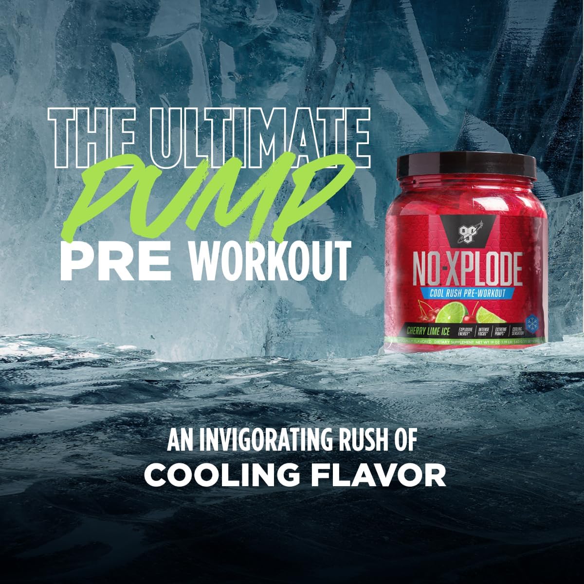 BSN N.O.-XPLODE Pre Workout Powder, Energy Supplement for Men and Women with Creatine and Beta-Alanine, Flavor: Fruit Punch, 30 Servings Nirvana Guru