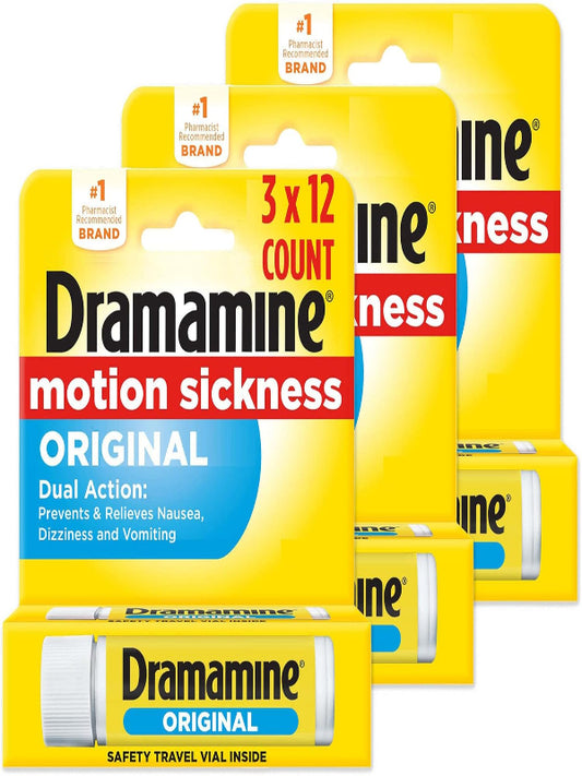 Dramamine Original, Motion Sickness Relief, 36 Count