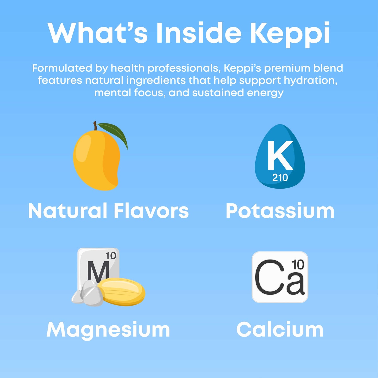 Keppi Electrolytes Powder Packets Assorted Flavors – Sugar Free Hydration Drink Mix with Potassium, Magnesium, Sodium – 30 Hydration Packets – Keto, Vegan, Fasting-Friendly, Zero Calorie - Nirvana Guru