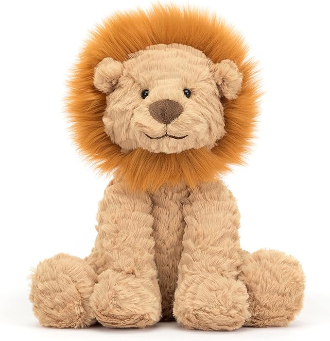 Jellycat Fuddlewuddle Lion Stuffed Animal, Medium 9 inches - Big Cat Plush Toy - Classic Children's Gift nirvanaguru