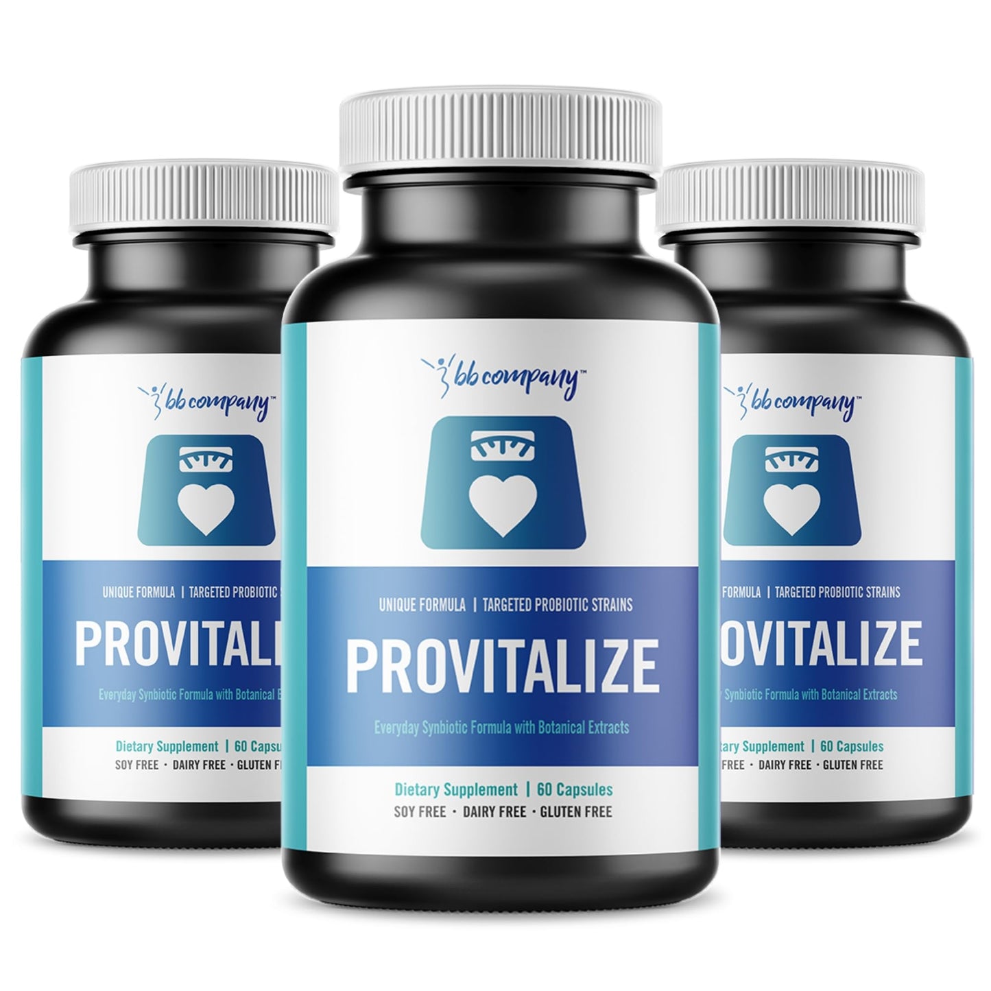 BB Company Provitalize | Probiotics for Women, Menopause | Joint Support, Sexy Midsection Curves, Digestive Health, Menopause Bloat | Turmeric Curcumin Moringa | Packaging Vary | 60 Ct