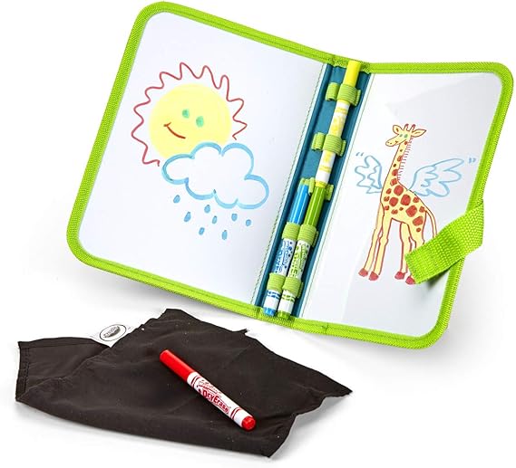 Crayola Washable Dry Erase Travel Pack, Whiteboard for Kids, Ages 4, 5, 6, 7 nirvanaguru