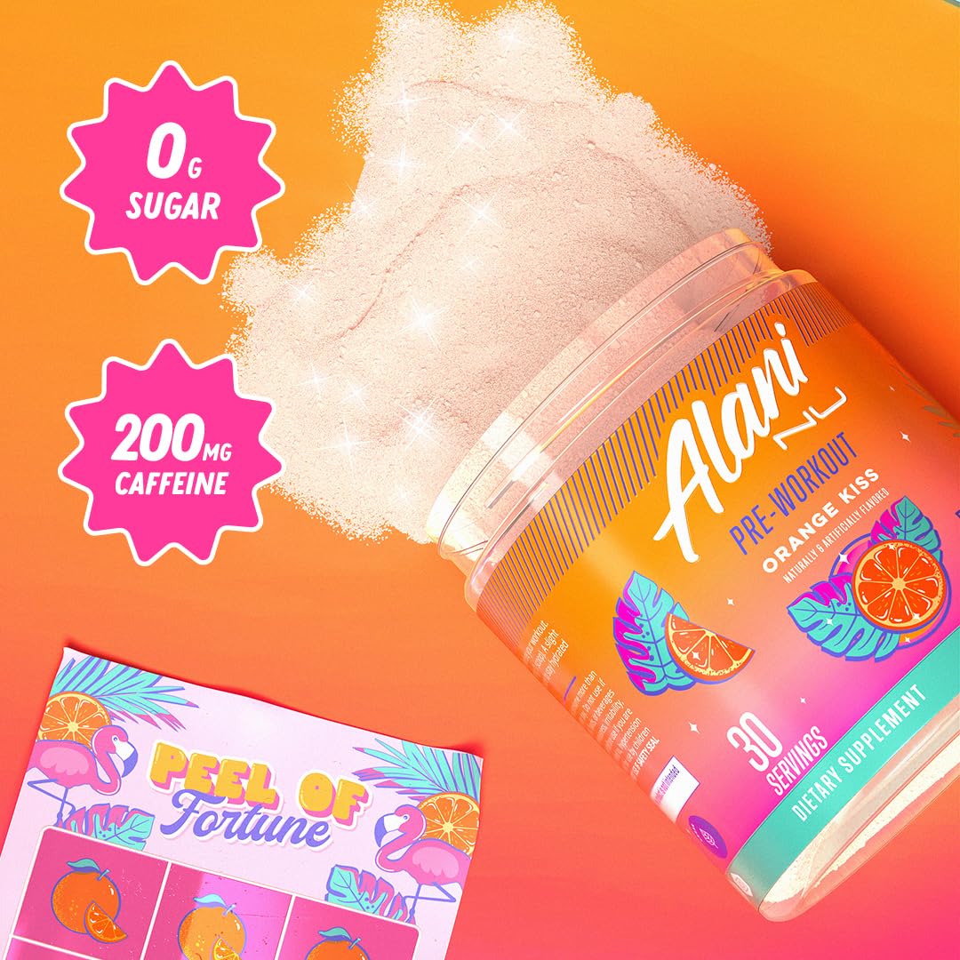 Alani Nu Pre Workout Powder Hawaiian Shaved ICE, Amino Energy Boost, Endurance Supplement, Sugar Free, 200mg Caffeine, L-Theanine, Beta-Alanine, L-Citrulline, 30 Servings Nirvana Guru