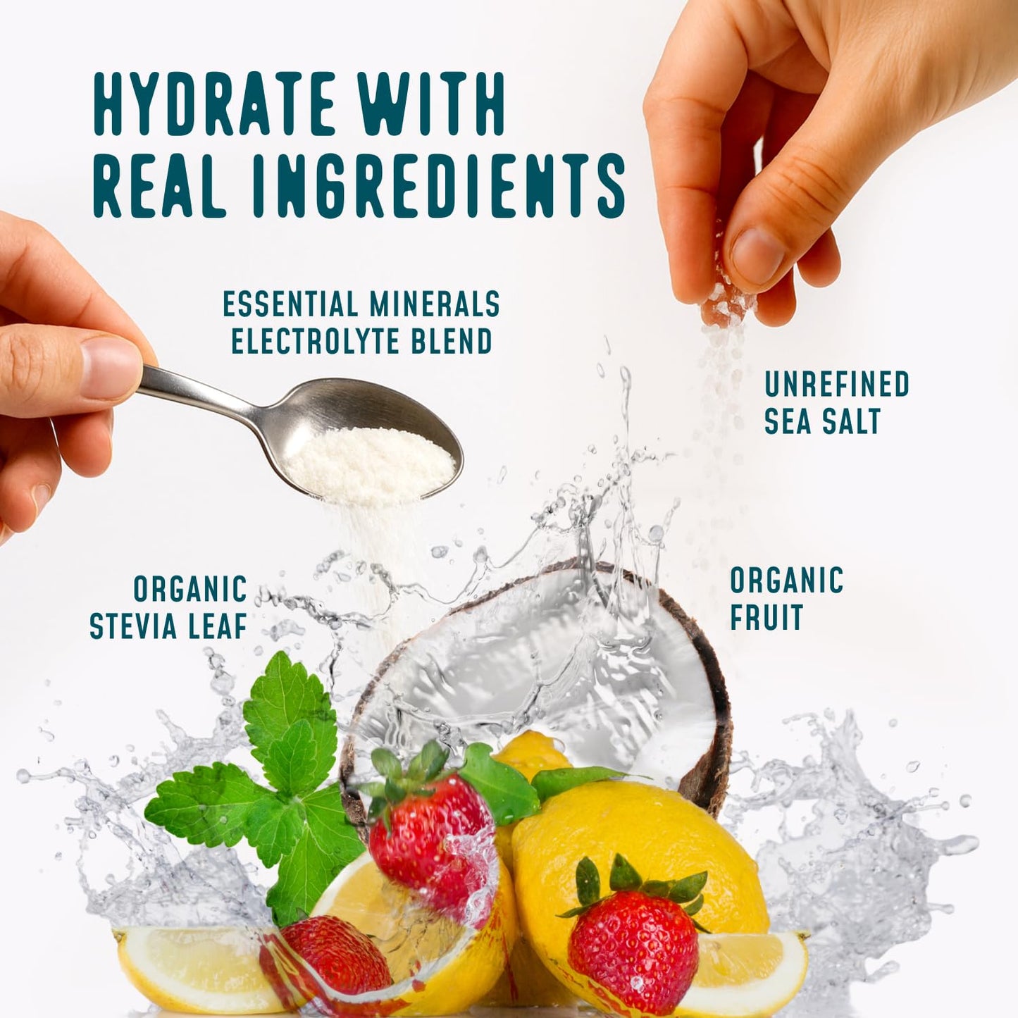 FlavCity Electrolytes Powder Packets - 28 Hydration Packets, Variety Pack - No Added Sugar - Hydration Powder with Real Fruit & Unrefined Sea Salt - Keto & Gluten-Free (28 Stick Packs) Nirvana Guru