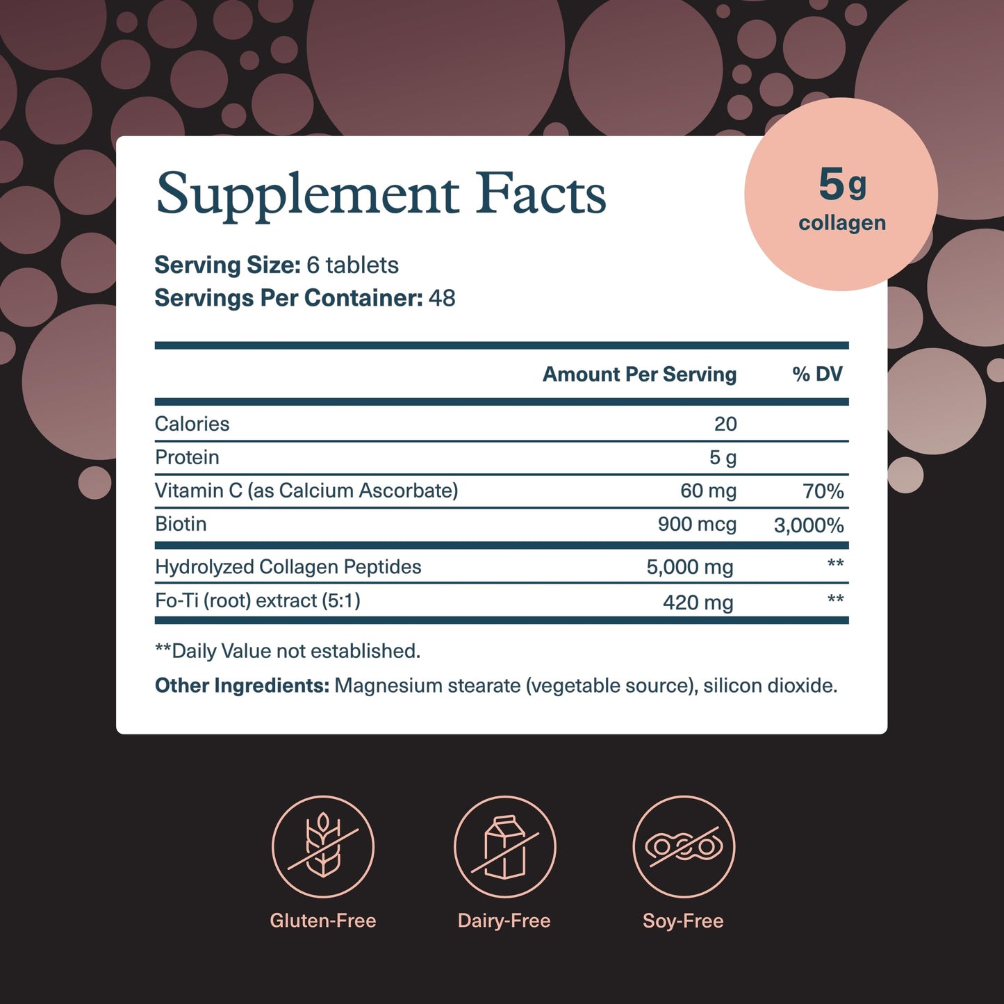 Youtheory Men's Collagen - 5,000 mg Collagen - Daily Supplement for Men - for Hair & Skin Support* - Gluten, Soy & Dairy Free - 290 Tablets - Nirvana Guru