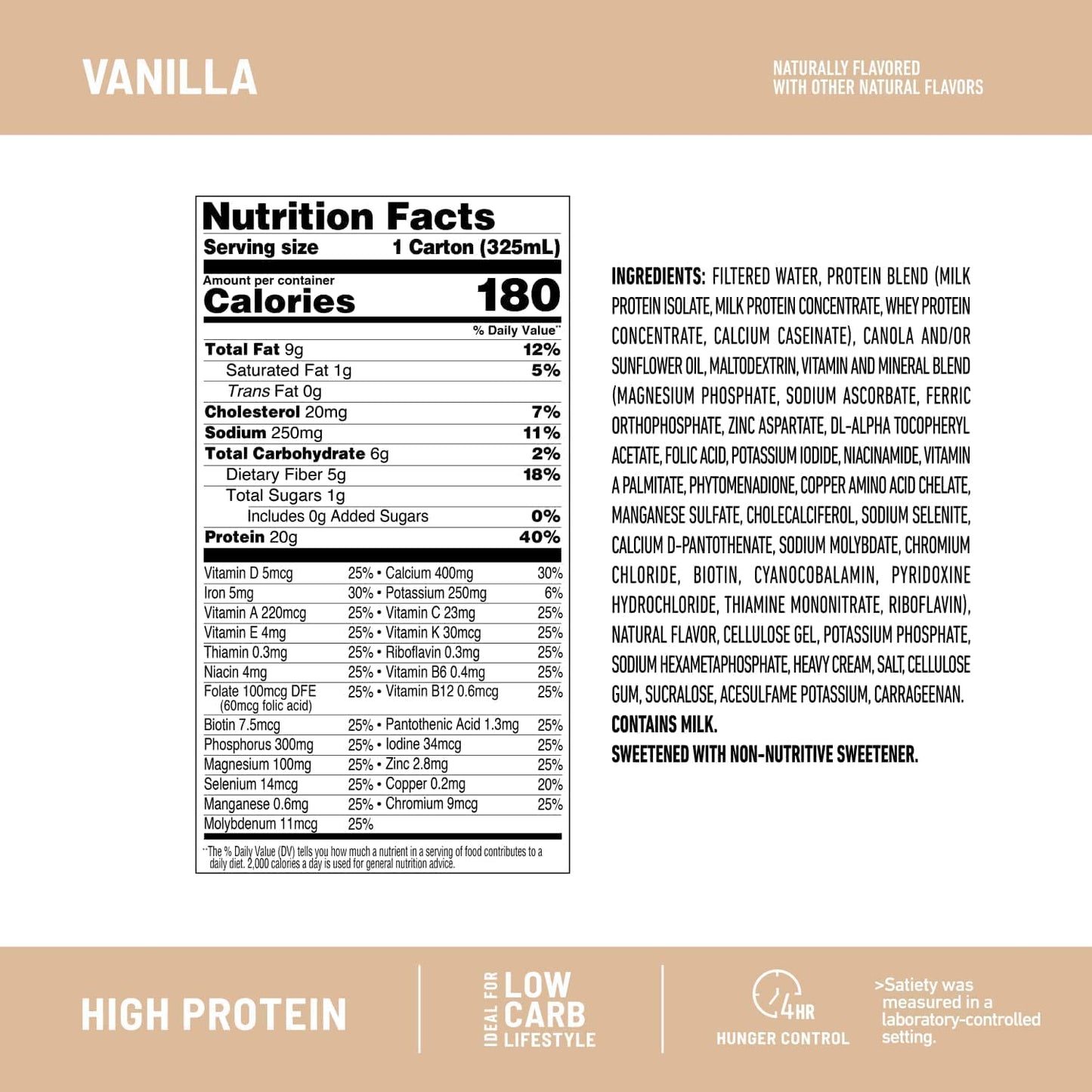 SlimFast Protein Shake with Caffeine, Caramel Macchiato- 20g Protein, Meal Replacement Shakes, High Protein with Low Carb and Low Sugar, 24 Vitamins and Minerals, 12 Count (Pack of 1)