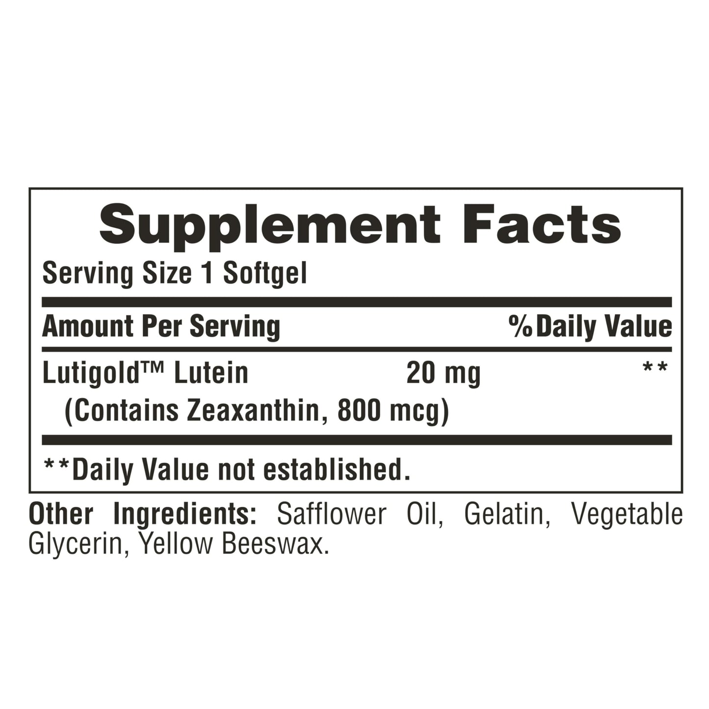 Puritan's Pride Premium Lutigold Lutein Carotenoid 40mg with Zeaxanthin for Men and Women, Dietary Supplement for Eye Health Support, 8 Month Supply, 120 Easy-to-Swallow Softgels Nirvana Guru