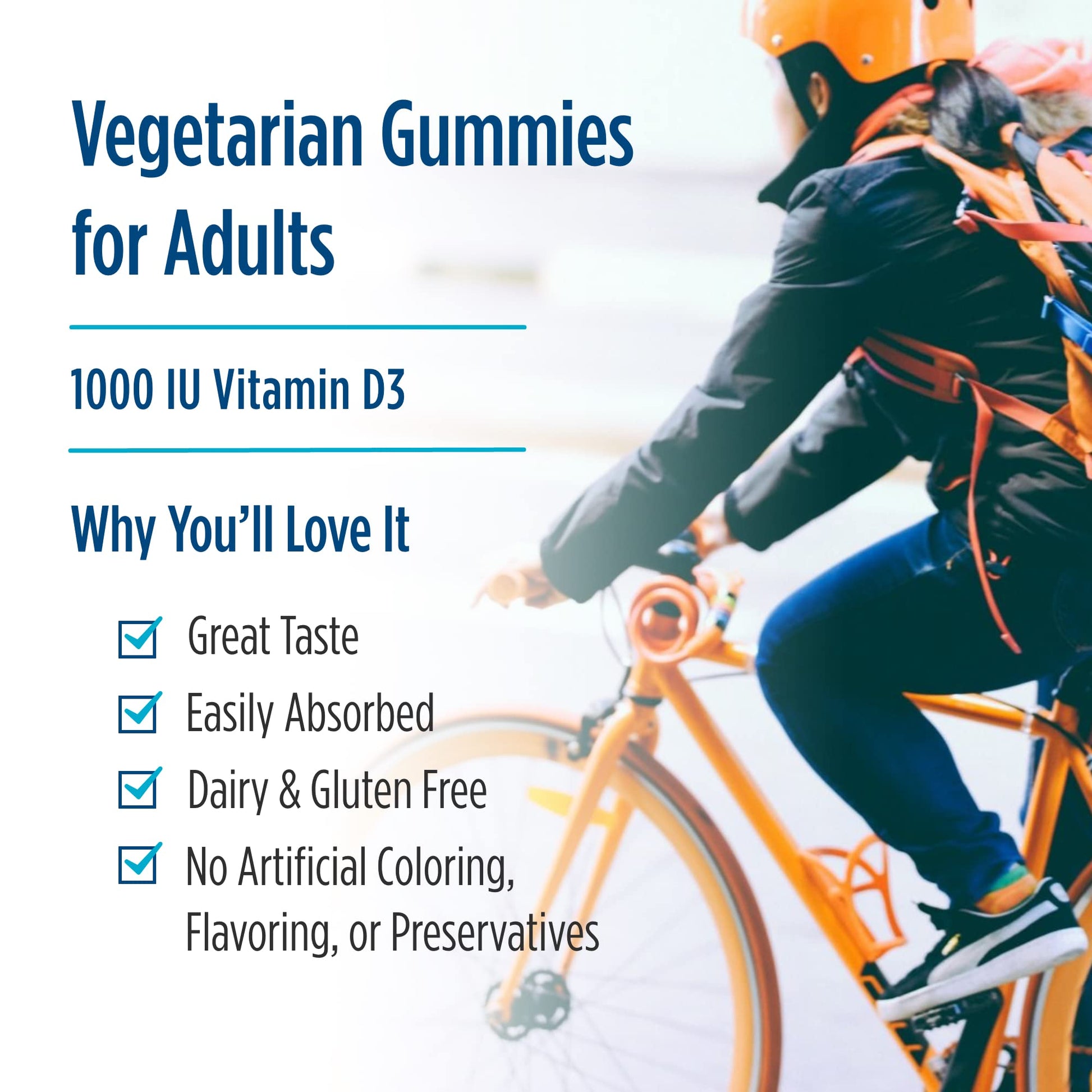 Nordic Naturals Vitamin D3 Gummies, Wild Berry - 120 Gummies - 1000 IU Vitamin D3, 1.4 mg Iron - Great Taste - Healthy Bones, Mood & Immune System Function - Non-GMO - 120 Servings - Nirvana Guru