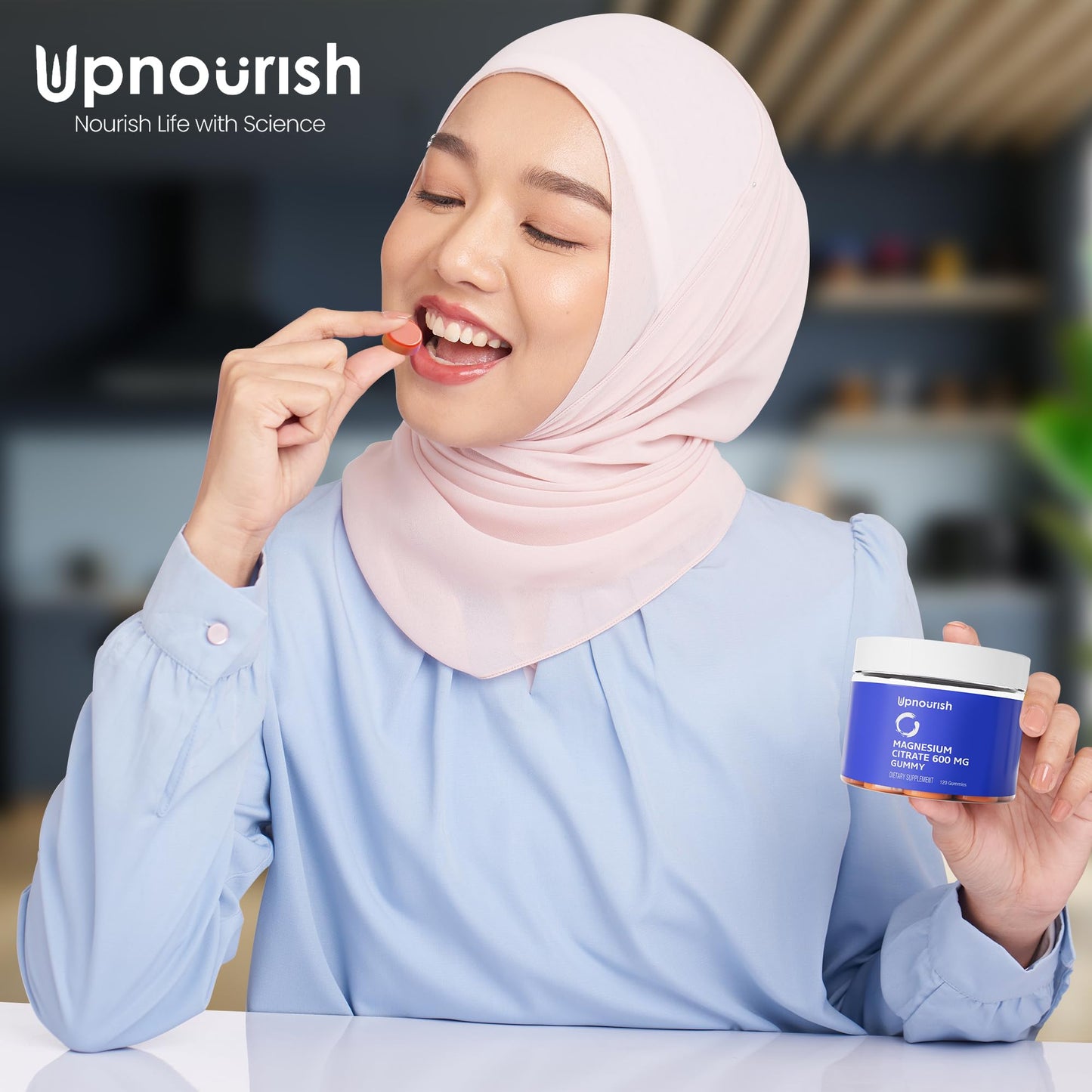 UpNourish Magnesium Supplement - 10 in 1 Magnesium Complex - Full Spectrum Magnesium Mineral Supplements with Glycinate, Citrate, Taurate, Malate, Carbonate, Oxide and More, 240 Vegan Capsules Nirvana Guru