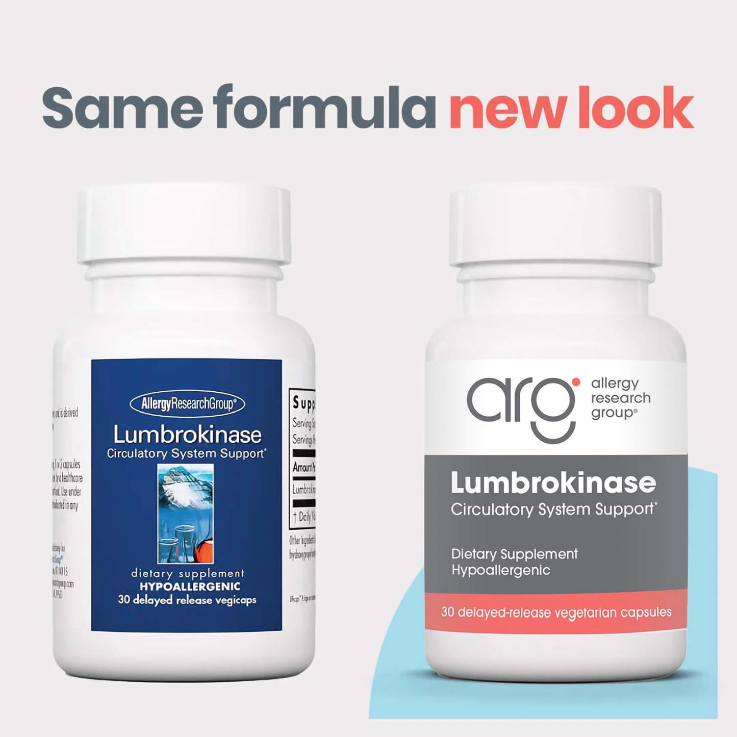Allergy Research Group Lumbrokinase Supplement - Enzyme for Circulatory System Support, Supports Blood Circulation Already in The Normal Range, Cardiovascular Health - 60 Vegetarian Capsules Nirvana Guru