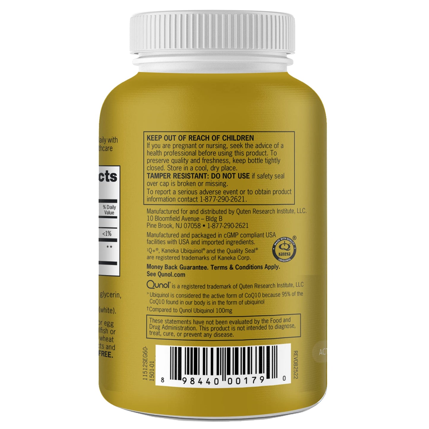 Qunol Ubiquinol CoQ10 200mg Softgels, Powerful Antioxidant for Heart and Vascular Health, Essential for Energy Production, Natural Supplement Active Form of CoQ10, 60ct Softgels Nirvana Guru