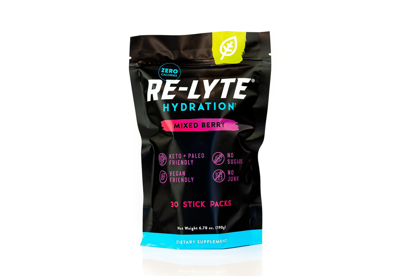 REDMOND Re-Lyte Hydration Electrolyte Powder Mix, Variety Pack, 30 Stick Packs Nirvana Guru