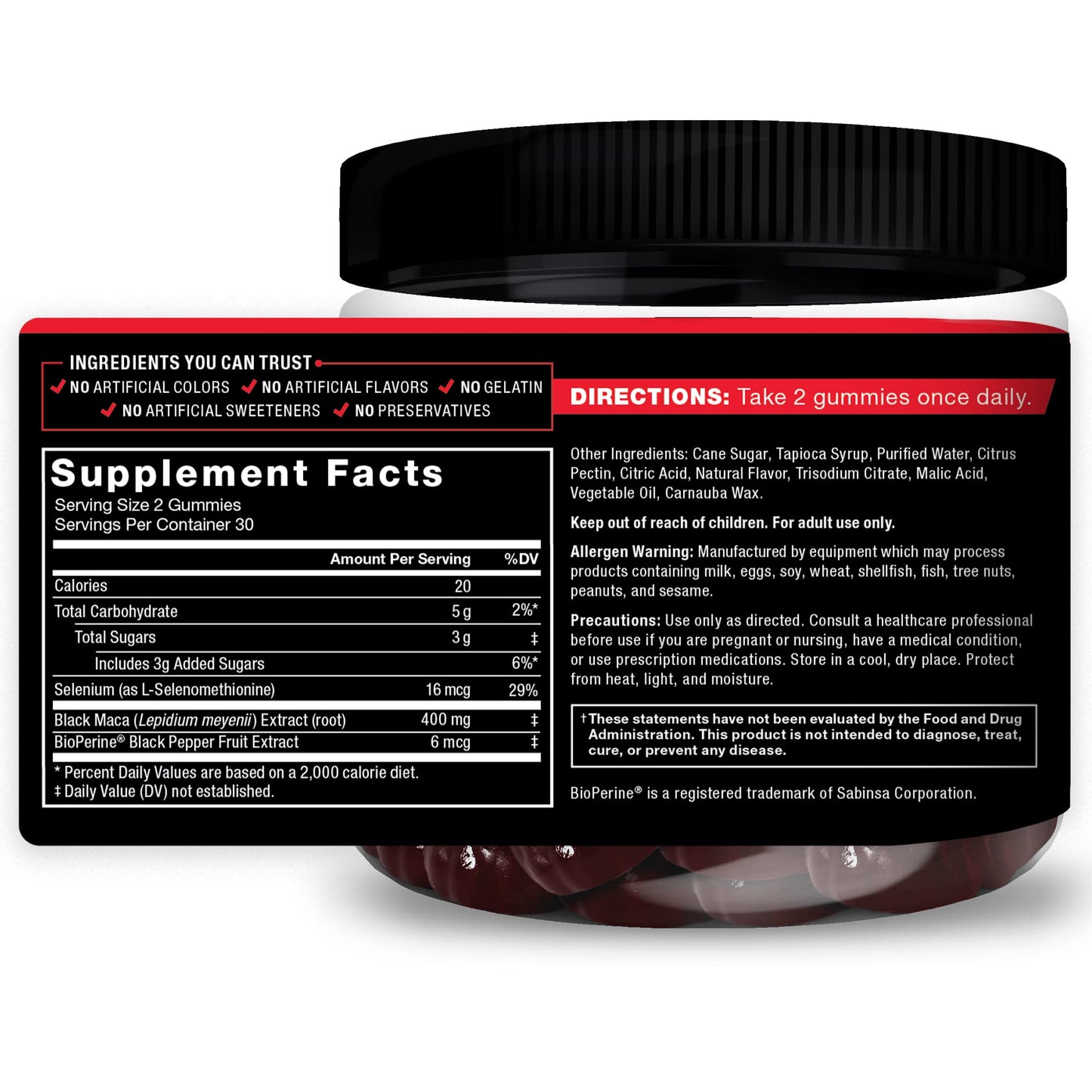 Force Factor Maca Max, Maca Root Capsules to Maximize Vitality & Performance, Made with Black Maca, Red Maca, & Yellow Maca Powder, Maca Root Powder, 2000mg, 120 Capsules