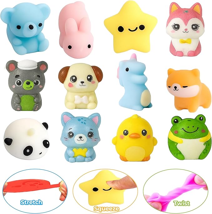 125 Pcs Party Favors Fidget Toys Pack, Randomly Selected Pop Sensory Set Gifts Stickers for Kids Adults Boy Girl Stocking Stuffers Autistic Bulk Goodie Bag Filler Treasure Box Classroom Prizes School nirvanaguru