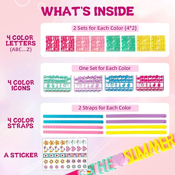 Art & Craft Kits for Kids, DIY Friendship Bracelet Making Kit for Girls, Jewelry Making with Charm & Stickers, Birthday Gifts for Ages 5-12, Toys for Ages 5, 6, 7, 8, 9, 10, 11, 12 Years Old nirvanaguru