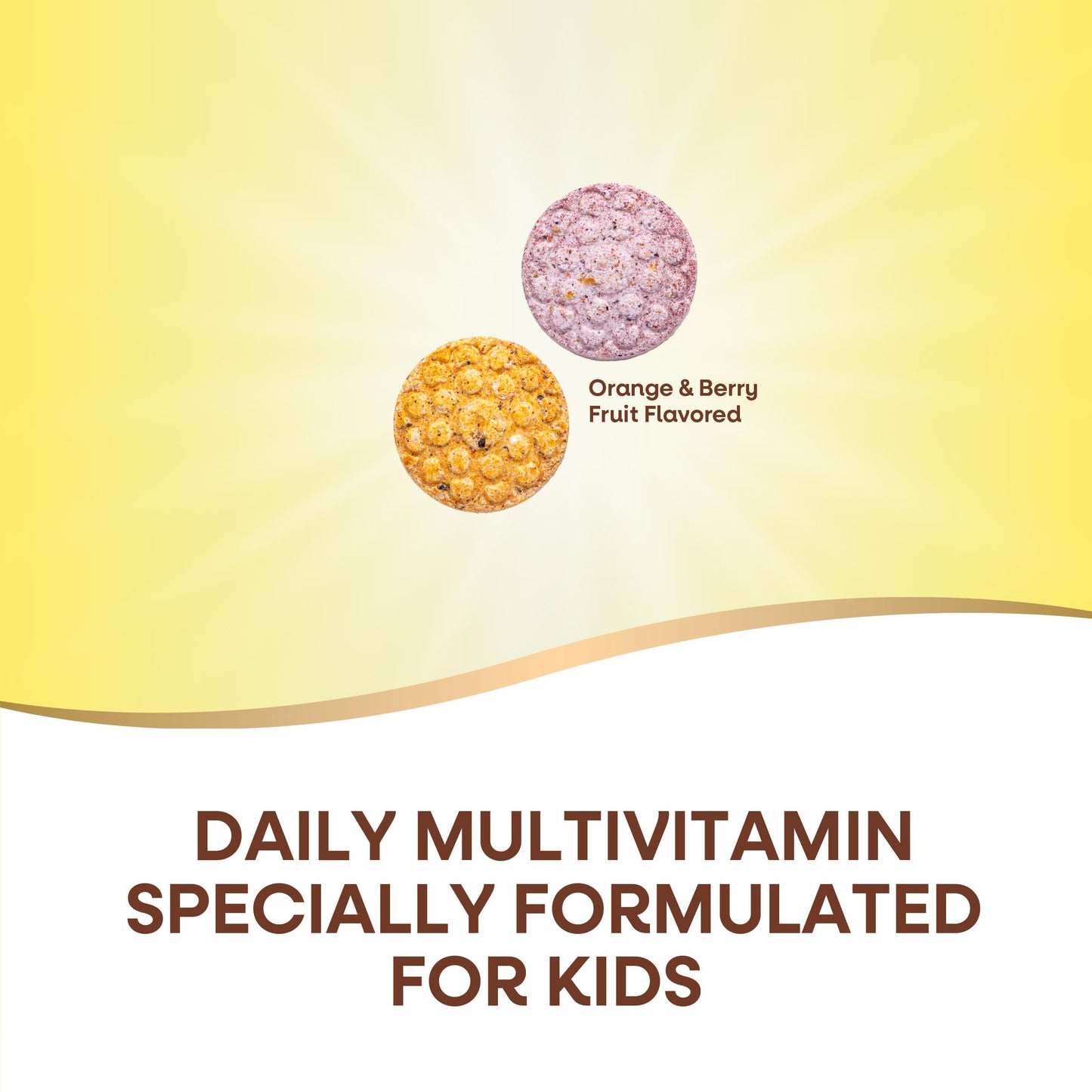 Nature's Way Alive! Children's Daily Chewable Multivitamin, Supports Bone, Eye, and Immune Health*, Orange & Berry Fruit Flavored, Gluten Free, 120 Chewable Tablets (Packaging May Vary) - Nirvana Guru