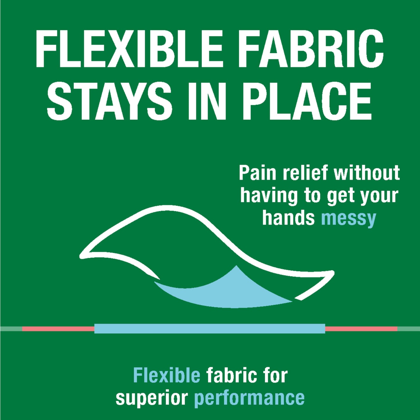Biofreeze Large Pain Relief Patches, Menthol Pain Patches for Lower Back, Neck, Knee, & Shoulder, Comfortable & Flexible Fabric Stays in Place, FSA Eligible, 5 ct