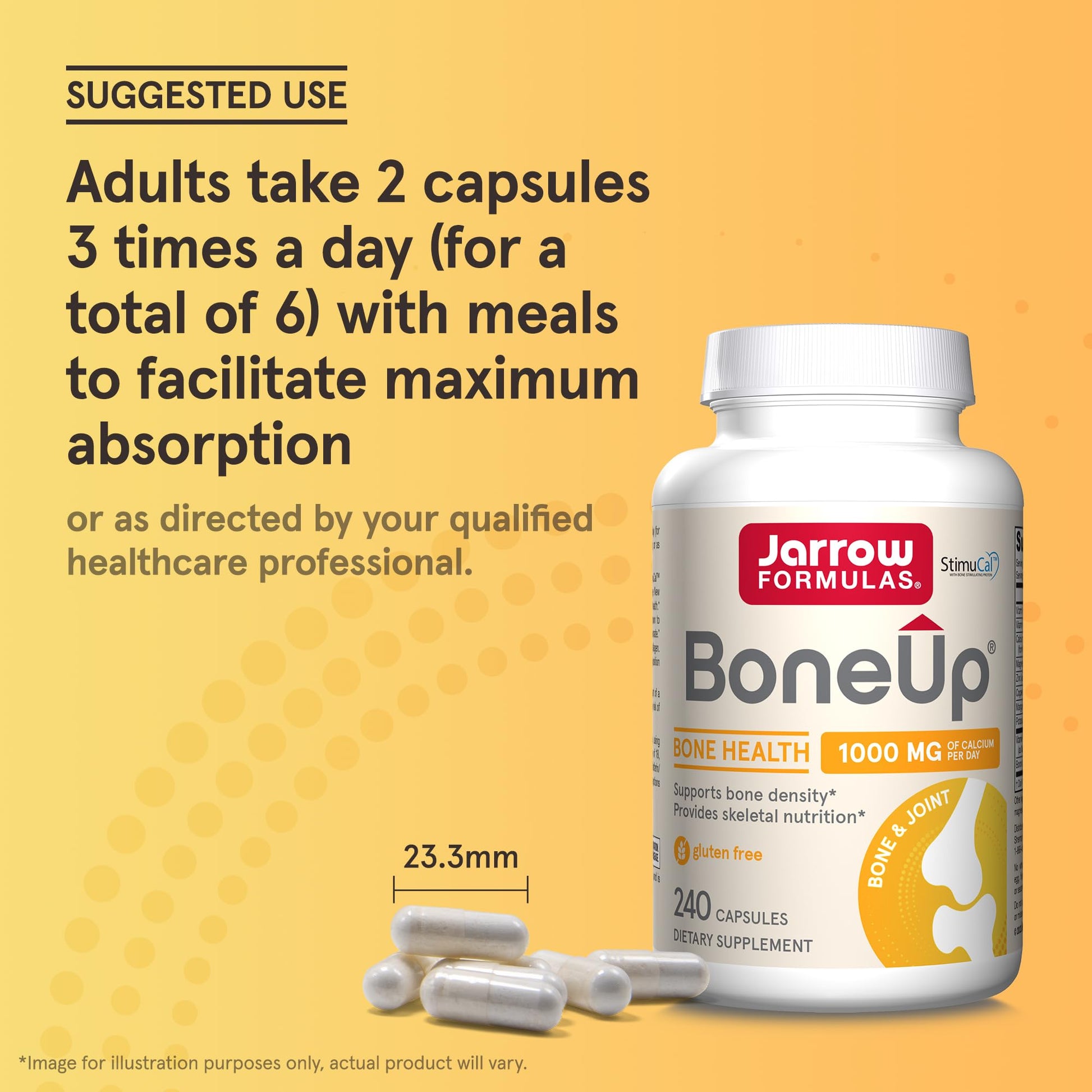 Jarrow Formulas BoneUp for Bone Density - Vitamin D3 and K2, Calcium Support, 360 Capsules, Promotes Skeletal Nutrition, Up to 60 Days Supply - Nirvana Guru