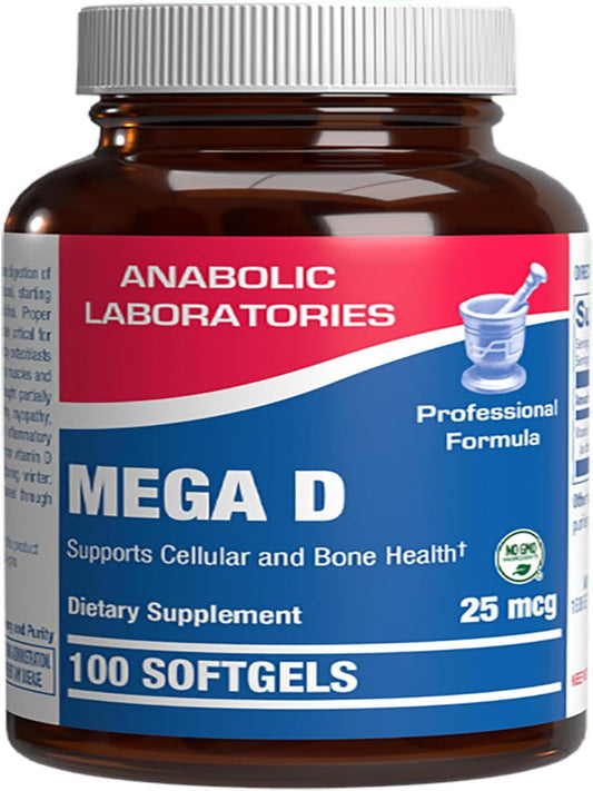 High Absorption Vitamin D3 1000IU - Clinical Formula Adult Vitamin D Supplement for Men and Women for Bone Teeth Muscle Mood and Immune Support - Easy to Swallow VIT D3 25 mcg - 100 Servings Nirvana Guru