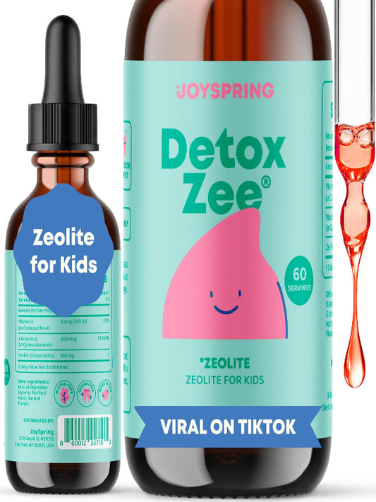 JoySpring Zeolite Drops for Kids – Natural Berry Flavor with Vitamin D3 – Supports Wellness & Everyday Vitality – 30-Day Supply Nirvana Guru