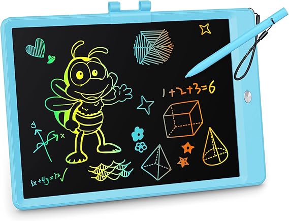 KOKODI LCD Writing Tablet, Valentines Day Gifts for Kids,10 Inch Colorful Toddler Doodle Board Drawing Tablet, Erasable Reusable Electronic Drawing Pads, Educational and Learning Toys for Kids nirvanaguru