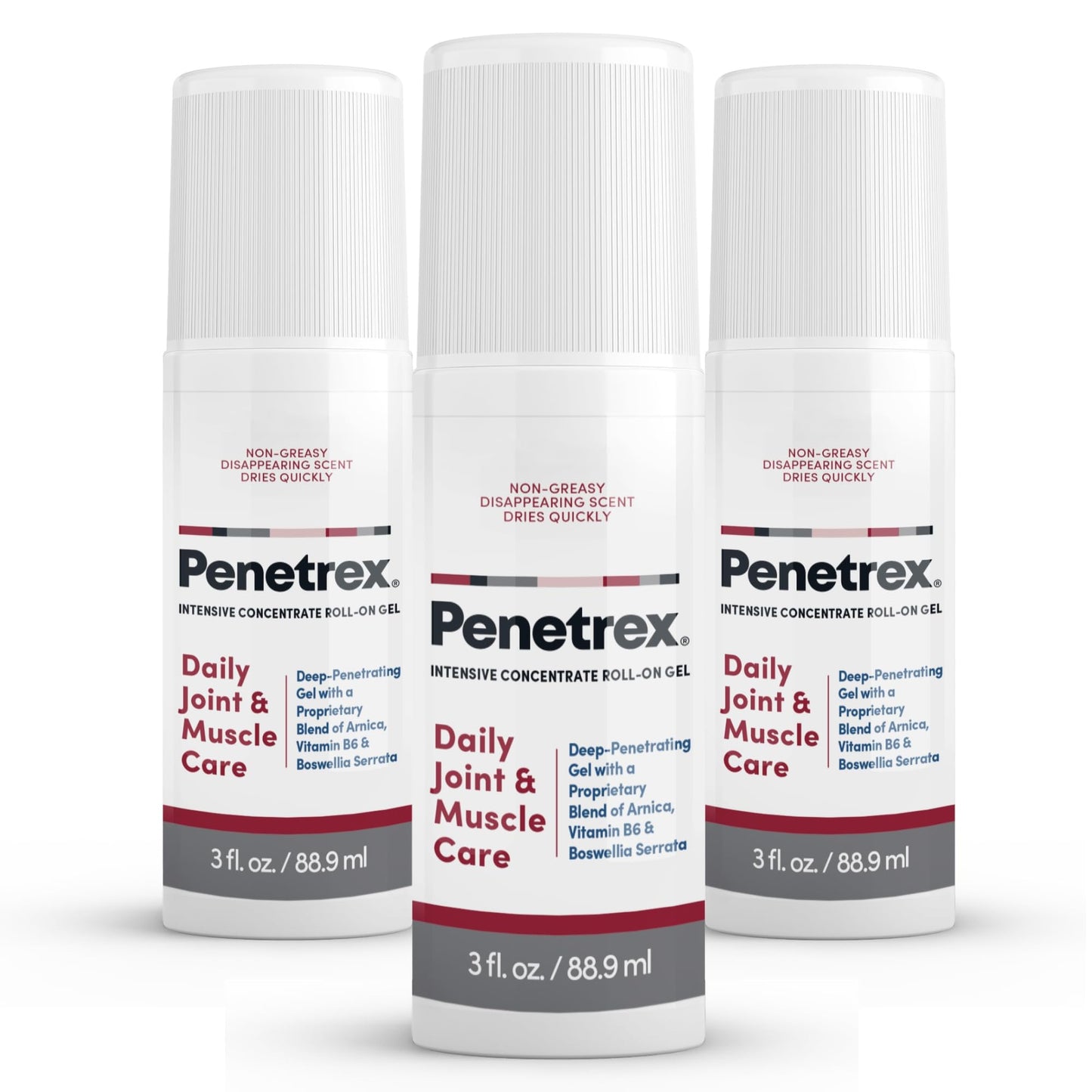 Penetrex Joint & Muscle Therapy - Soothing Muscle Rub for Back, Neck, Hands, Feet - Premium Whole Body Rub with Arnica, Vitamin B6 MSM & Boswellia - Non-Greasy 2oz Cream