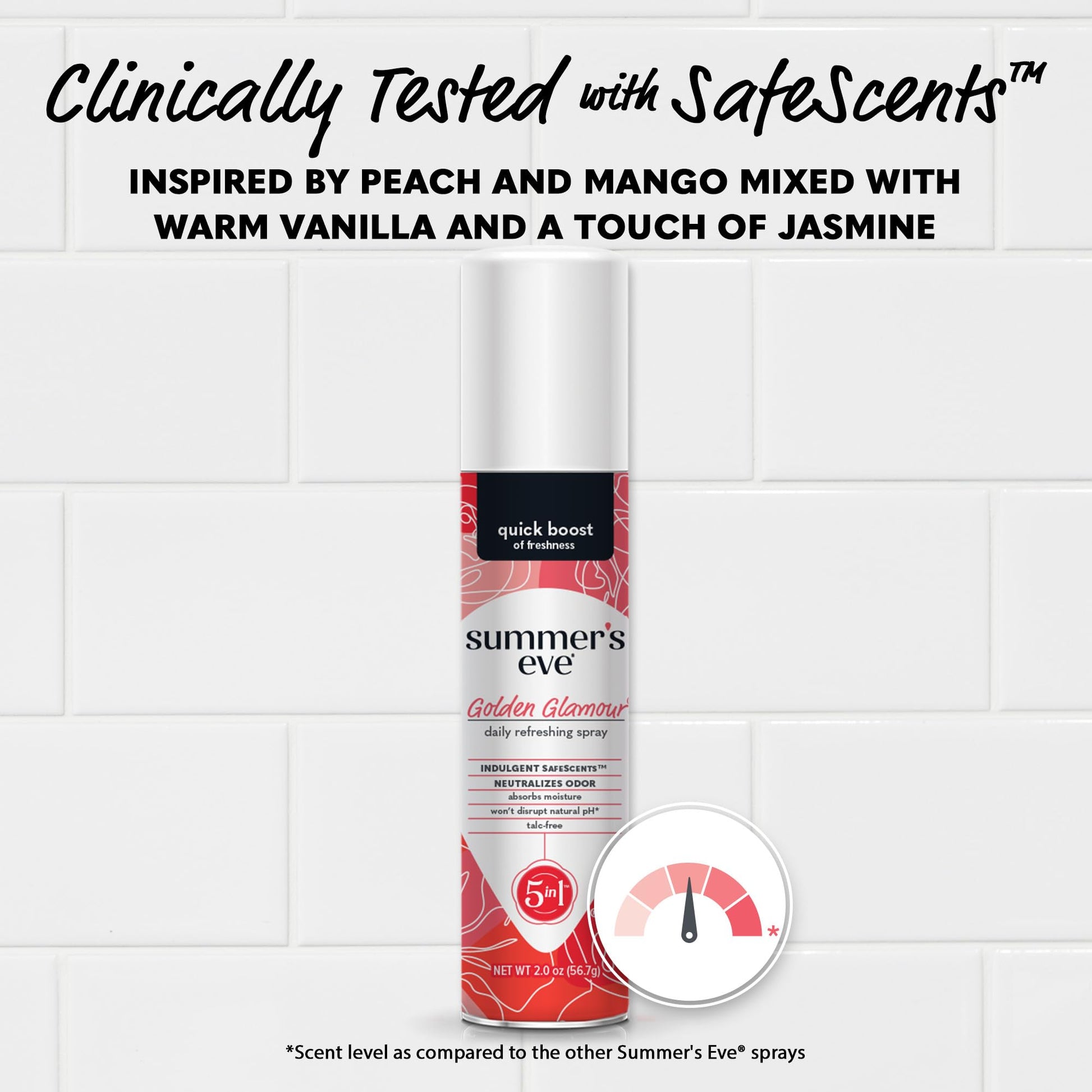 Summer's Eve Blissful Escape Daily Refreshing Feminine Spray, 2 oz Nirvana Guru