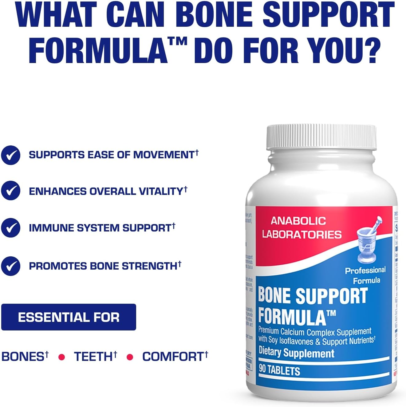 Clinical Calcium Complex Bone Supplement - Restorative Calcium Magnesium Zinc D3 Supplement for Bone Health Strength & Density Support with Antioxidant Bioflavonoids - High Absorption - 15 Servings Nirvana Guru