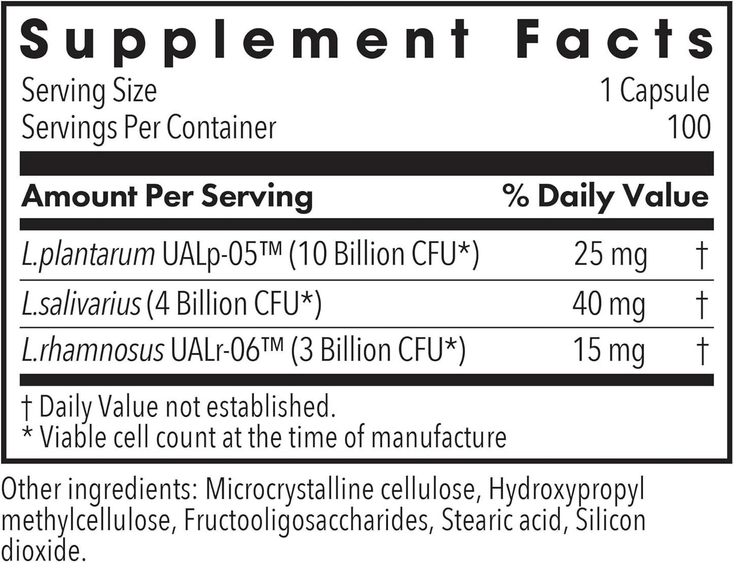 Allergy Research Group Lactobacillus Supplement - Probiotics for Men & Women, Digestive Health, Gut Health, Vegetarian Capsules - 100 Count Nirvana Guru