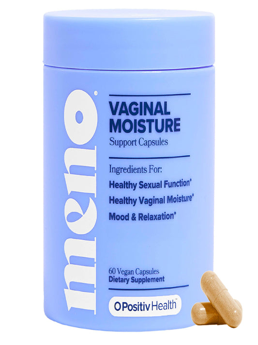 MENO Vaginal Moisture Support Capsules – OBGYN-Formulated to Support Healthy Vaginal Moisture, Mood & Relaxation – Hormone-Free Supplements with Maca Root & Fenugreek Seed Extract – 30 Servings