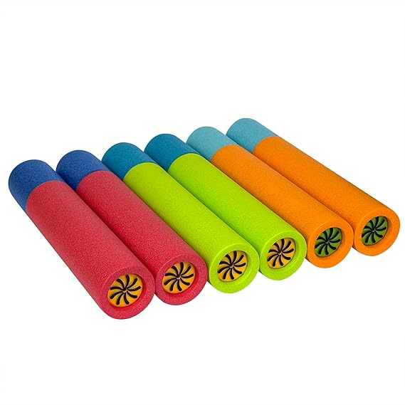 6-Pack Water Blaster Set, Multicolor Nirvana Guru