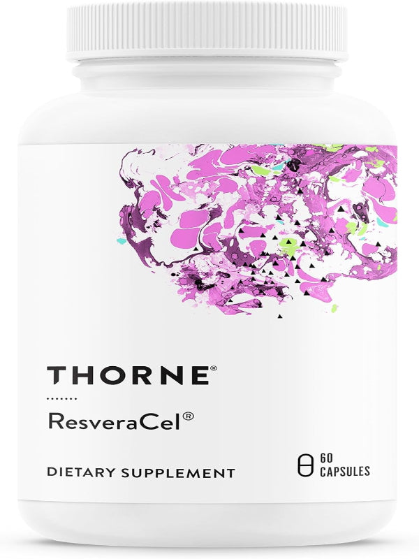 THORNE ResveraCel - Nicotinamide Riboside with Quercetin Phytosome and Resveratrol - Support Healthy Aging, Methylation, Cellular Energy Production and Metabolism* - 60 Capsules - 30 Servings - Nirvana Guru