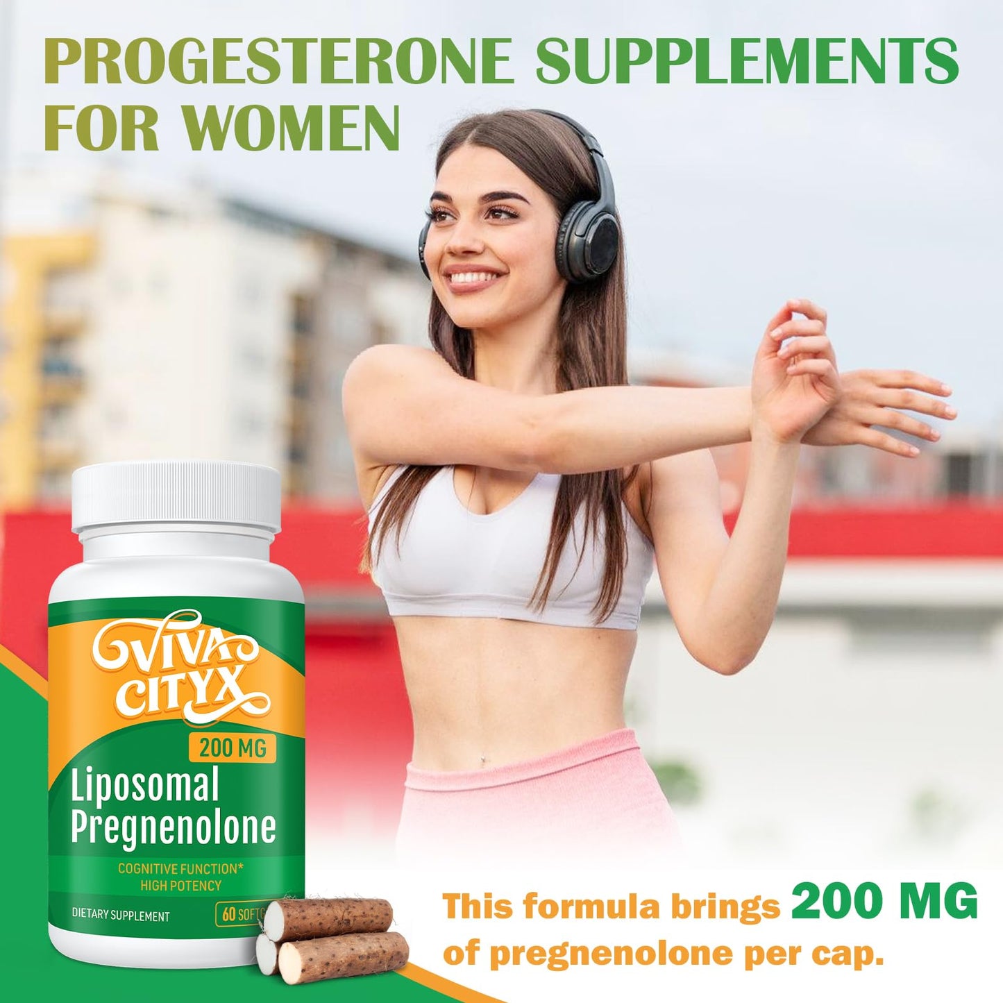 Pregnenolone 200 mg for Memory, Focus - Superior Absorption | from Wild Yam | Gluten-Free | 60 Capsules Nirvana Guru
