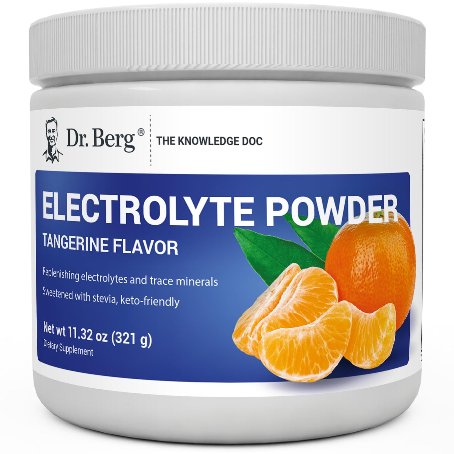 Dr. Berg Zero Sugar Hydration Keto Electrolyte Powder - Enhanced w/ 1000 mg of Potassium & Real Pink Himalayan Salt (NOT Table Salt) - Raspberry & Lemon Flavor Hydration Drink Supplement, 100 Servings Nirvana Guru