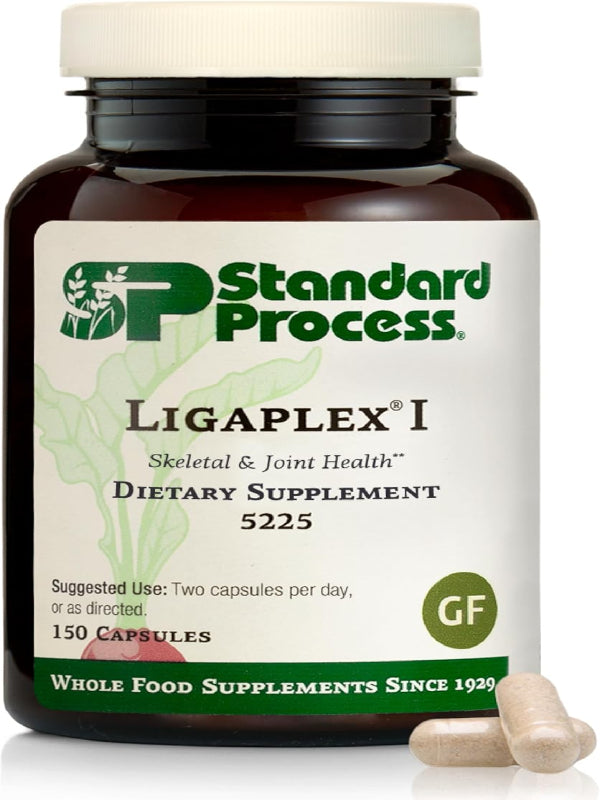 Standard Process Ligaplex I - Joint Support Supplement for Ligament & Cartilage Health - Bone Strength Support - Non-Soy, Gluten-Free & Non-Dairy - 150 Capsules Nirvana Guru