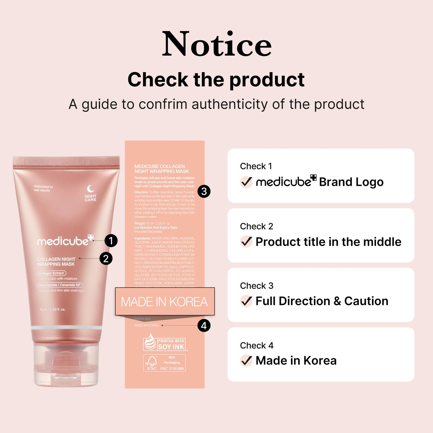 medicube PDRN Caffeine Overnight Wrapping Peel Off Facial Mask | Firming, Depuffing & Hydration | Salmon DNA + Caffeine + Collagen For Refined, Glass Skin & Face Contour Support | Korean Skin Care Nirvana Guru