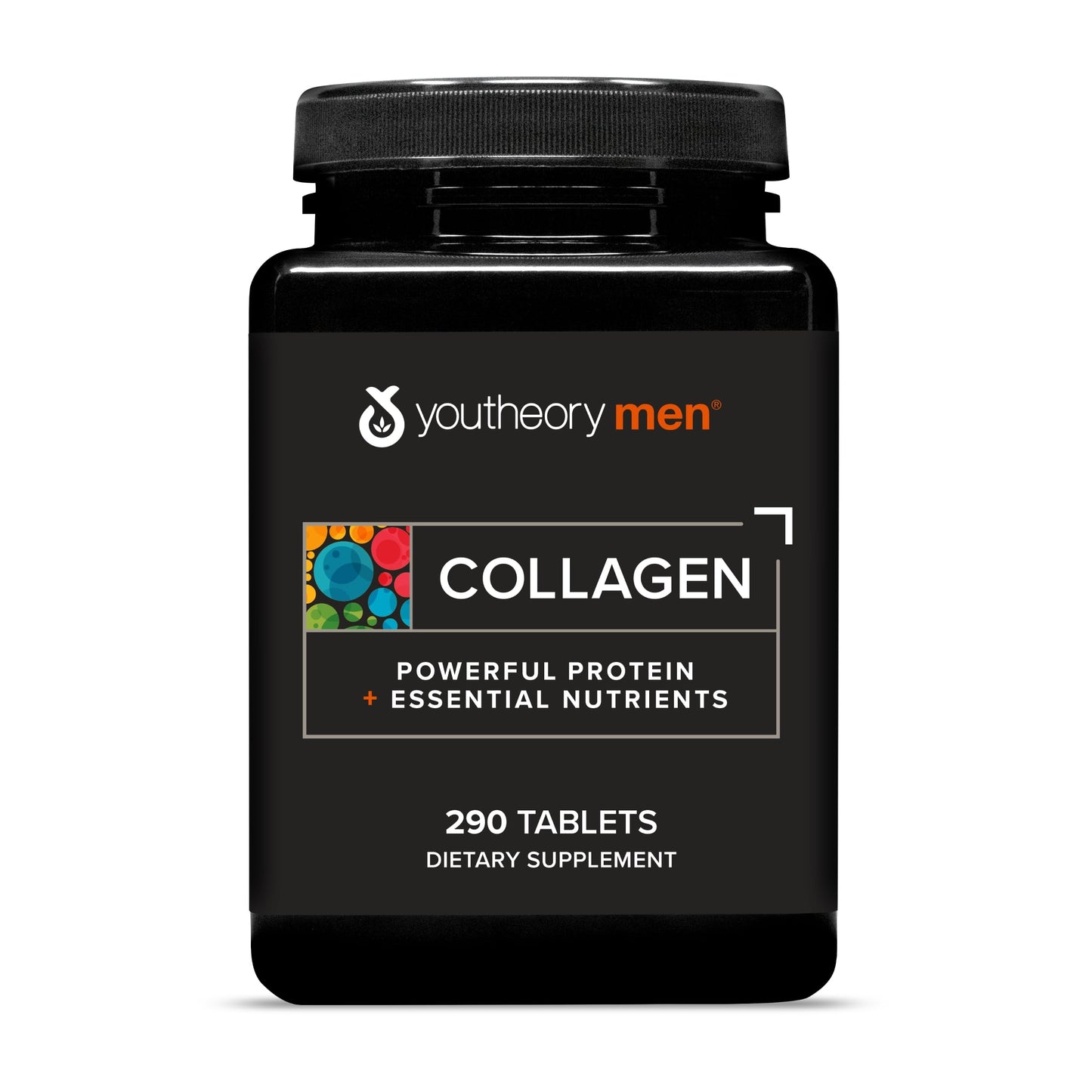 Youtheory Men's Collagen - 5,000 mg Collagen - Daily Supplement for Men - for Hair & Skin Support* - Gluten, Soy & Dairy Free - 290 Tablets - Nirvana Guru