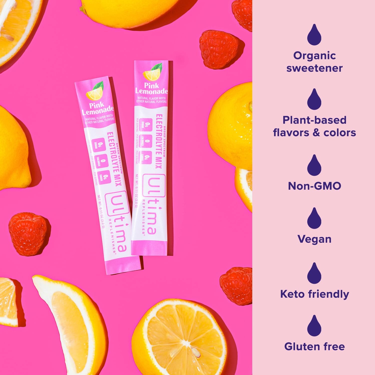 Ultima Replenisher Daily Electrolyte Powder Drink Mix – Sugar Free – Original Variety, 20 Stickpacks – Hydration Packets with 6 Electrolytes and Minerals – Keto Friendly, Vegan, Non-GMO - Nirvana Guru