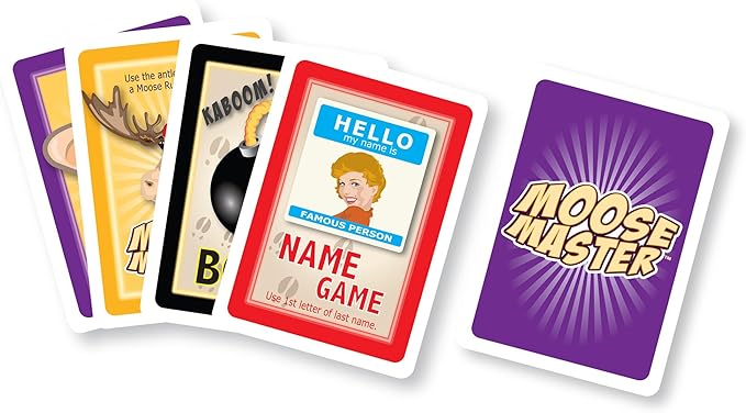 Moose Master - Laugh Until You Cry Fun - Your Cheeks Will Hurt from Smiling and Laughing so Hard - for Fun People Looking for A Hilarious Night in a Box nirvanaguru