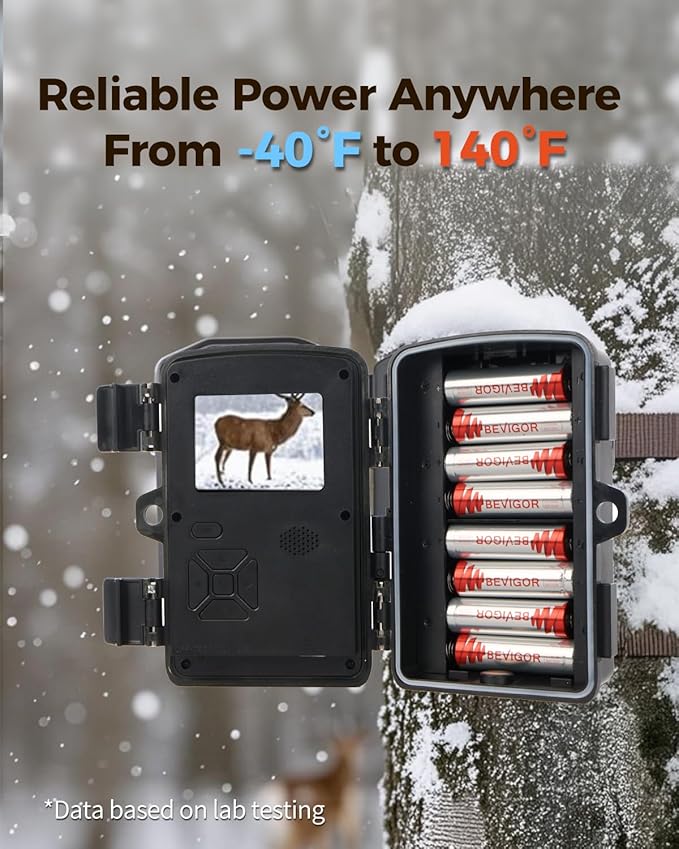 BEVIGOR Lithium Batteries AA Size 16 Pack 1.5V Longer Lasting Double A Battery for Blink Camera, Trail Camera, Security Alarm System, Remote Controlled Vehicle Batteries【Non-Rechargeable】 nirvanaguru